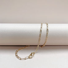 Load image into Gallery viewer, 14k Gold Paperclip Choker
