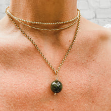 Load image into Gallery viewer, Natural Jade Drop Necklace
