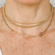 Load image into Gallery viewer, 14k Gold Paperclip Choker
