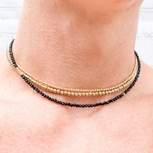 Load image into Gallery viewer, Asymmetrical Black Spinel Choker
